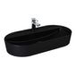 Glam Counter Top 620mm Basin – Matt Black - welovecouk