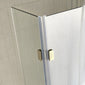 Verto 1950 x 300mm Hinged Flipper Panel - Brushed Brass - welovecouk