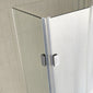 Verto 1950 x 200mm Hinged Flipper Panel - Chrome - welovecouk