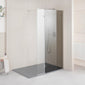 Verto 1950 x 200mm Hinged Flipper Panel - Chrome - welovecouk