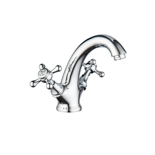  Edwardian Deluxe Basin Mixer – Chrome - welovecouk