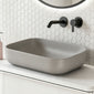 Frontline Royo Dai 455 x 330mm Block Countertop Ceramic Basin - Matt Sand