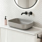 Frontline Royo Dai 455 x 330mm Block Countertop Ceramic Basin - Matt Sand