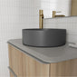 Frontline Royo Dai 360mm Round Sun Countertop Ceramic Basin - Matt Black