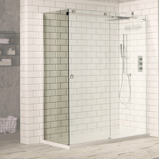  Sphere Slider Side Panel 900mm – Chrome - welovecouk