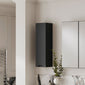 Gressin Handless 200mm Wall Hung Cabinet (180 Depth) - Soft Black