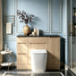 Gressin Handless Floor Standing 600mm Wc Unit (353 Depth) - Autumn Oak
