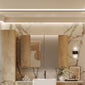 Gressin Handless 200mm Wall Hung Cabinet (180 Depth) - Autumn Oak