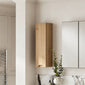 Gressin Handless 200mm Wall Hung Cabinet (180 Depth) - Autumn Oak