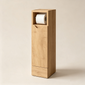 Gressin Handless Floor Standing 200mm Toilet Roll Unit (235 Compact Depth) - Autumn Oak