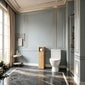 Gressin Handless Floor Standing 200mm Toilet Roll Unit (235 Compact Depth) - Autumn Oak