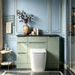 Gressin Handless Floor Standing 600mm Wc Unit (353 Depth) - Fern Green