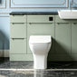 Gressin Handless Floor Standing 600mm Wc Unit (353 Depth) - Fern Green