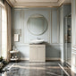 Gressin Handless Floor Standing 500mm 2-Door Vanity Unit (353 Depth) - Pebble Grey