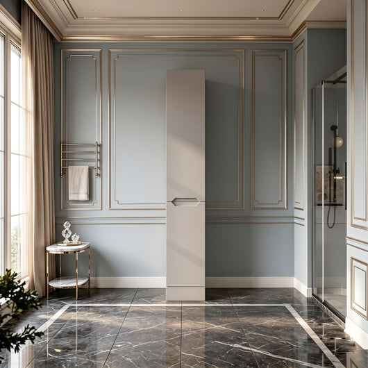  Gressin Handless 300mm Tall Unit (353 Depth) - Pebble Grey