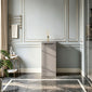 Gressin Handless Floor Standing 300mm 1-Door Base Unit (235 Compact Depth) - Pebble Grey