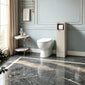 Gressin Handless Floor Standing 200mm Toilet Roll Unit (235 Compact Depth) - Autumn Oak