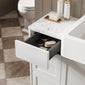 Thaxton Drawer Integrated Combination Pack - Matt White - welovecouk