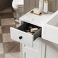 Thaxton Floor Standing 300mm 3-Drawer Unit (335 Depth) - Matt White