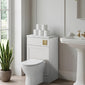 Thaxton Floor Standing 500mm WC Unit (335 Depth) - Matt White