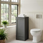 Thaxton Floor Standing 400mm 1-Door Base Unit (235 compact Depth) - Soft Black