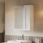 Thaxton Wall Hung 200mm 1-Door Wall Cabinet (180 Depth) - Matt White