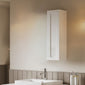 Thaxton Wall Hung 200mm 1-Door Wall Cabinet (180 Depth) - Matt White