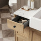 Thaxton Floor Standing 300mm 3-Drawer Unit (335 Depth) - Autumn Oak
