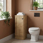 Thaxton Floor Standing 400mm 1-Door Base Unit (235 compact Depth) - Autumn Oak