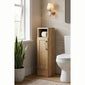 Thaxton Floor Standing 200 Toilet Roll Unit (235) SHAKER - Autumn Oak - welovecouk