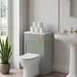 Thaxton Floor Standing 500mm WC Unit (335 Depth) - Fern Green