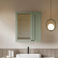 Thaxton Wall Hung 200mm 1-Door Wall Cabinet (180 Depth) - Fern Green
