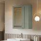 Thaxton Wall Hung 200mm 1-Door Wall Cabinet (180 Depth) - Fern Green