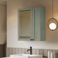 Thaxton Wall Hung 200mm 1-Door Wall Cabinet (180 Depth) - Fern Green