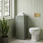 Thaxton Floor Standing 400mm 1-Door Base Unit (235 compact Depth) - Fern Green