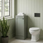 Thaxton Floor Standing 400mm 1-Door Base Unit (235 compact Depth) - Fern Green