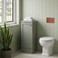 Thaxton Floor Standing 400mm 1-Door Base Unit (235 compact Depth) - Fern Green