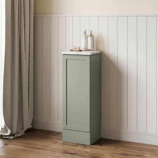  Thaxton Floor Standing 300mm 1-Door Base Unit (335 Depth) - Fern Green - welovecouk