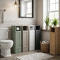 Thaxton Floor Standing 200 Toilet Roll Unit (235) SHAKER - Pebble Grey - welovecouk