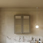 Thaxton Mirror Cabinet 600mm Mirror Cabinet 50/50 (180 Depth) - Pebble Grey - welovecouk
