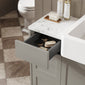Thaxton Drawer Integrated Combination Pack - Pebble Grey - welovecouk