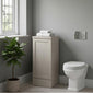 Thaxton Floor Standing 400mm 1-Door Base Unit (335 Depth) - Pebble Grey