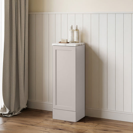  Thaxton Floor Standing 300mm 1-Door Base Unit (335 Depth) - Pebble Grey - welovecouk