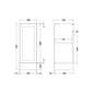 Thaxton Floor Standing 300mm 1-Door Base Unit (335 Depth) - Pebble Grey - welovecouk