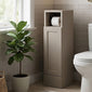 Thaxton Floor Standing 200 Toilet Roll Unit (235) SHAKER - Pebble Grey - welovecouk