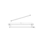 Flat support bar - Brushed Pewter - welovecouk