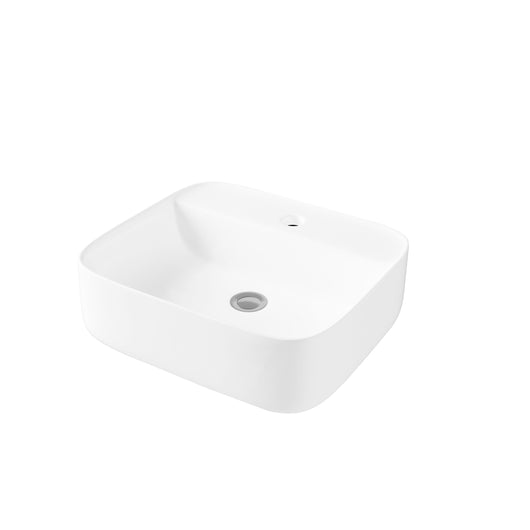  LECICO Layla Vessel Freestanding Basin - Square - 385mm 1TH