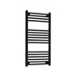 Straight Towel Rail - Black - Various Sizes Available