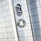 Frameless Single Door 8mm Quadrant Enclosures 1000 x 1000 - Chrome