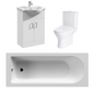 Freya Vanity Foundation Straight Single Ended Bath Suites 1800 x 800